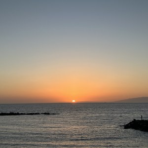 Golden Dusk: Sunset Serenity on Tenerife Beach