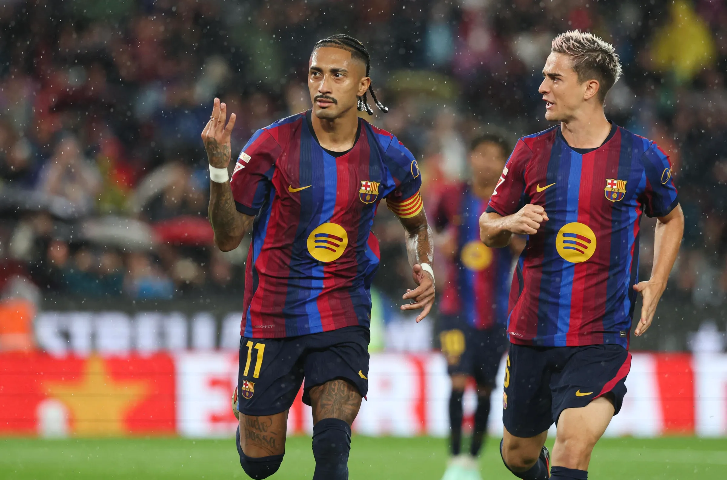 Raphinha Hat-Trick Powers Barcelona to Historic Seven Goal Thrashing Over Racing Santander